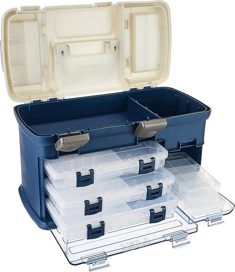Plano Tackle System Box, Premium Tackle Storage Blue/Silver Sporting Goods > Outdoor Recreation > Fishing > Fishing Tackle Plano   