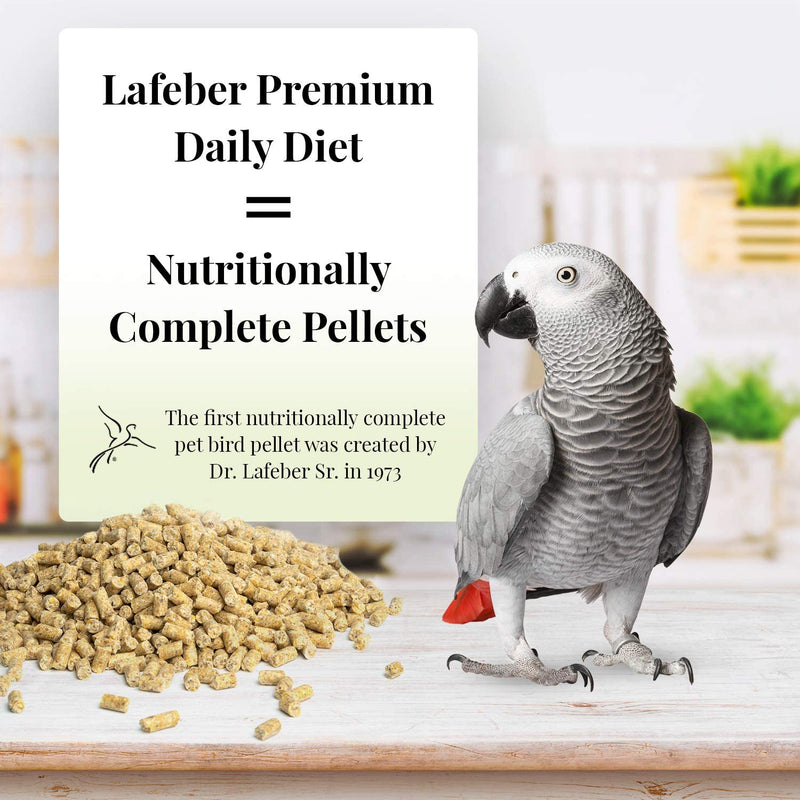 Lafeber Premium Daily Diet Pellets Pet Bird Food, Made with Non-Gmo and Human-Grade Ingredients, for Parrots, 5 Lb Animals & Pet Supplies > Pet Supplies > Bird Supplies > Bird Food Lafeber Company   