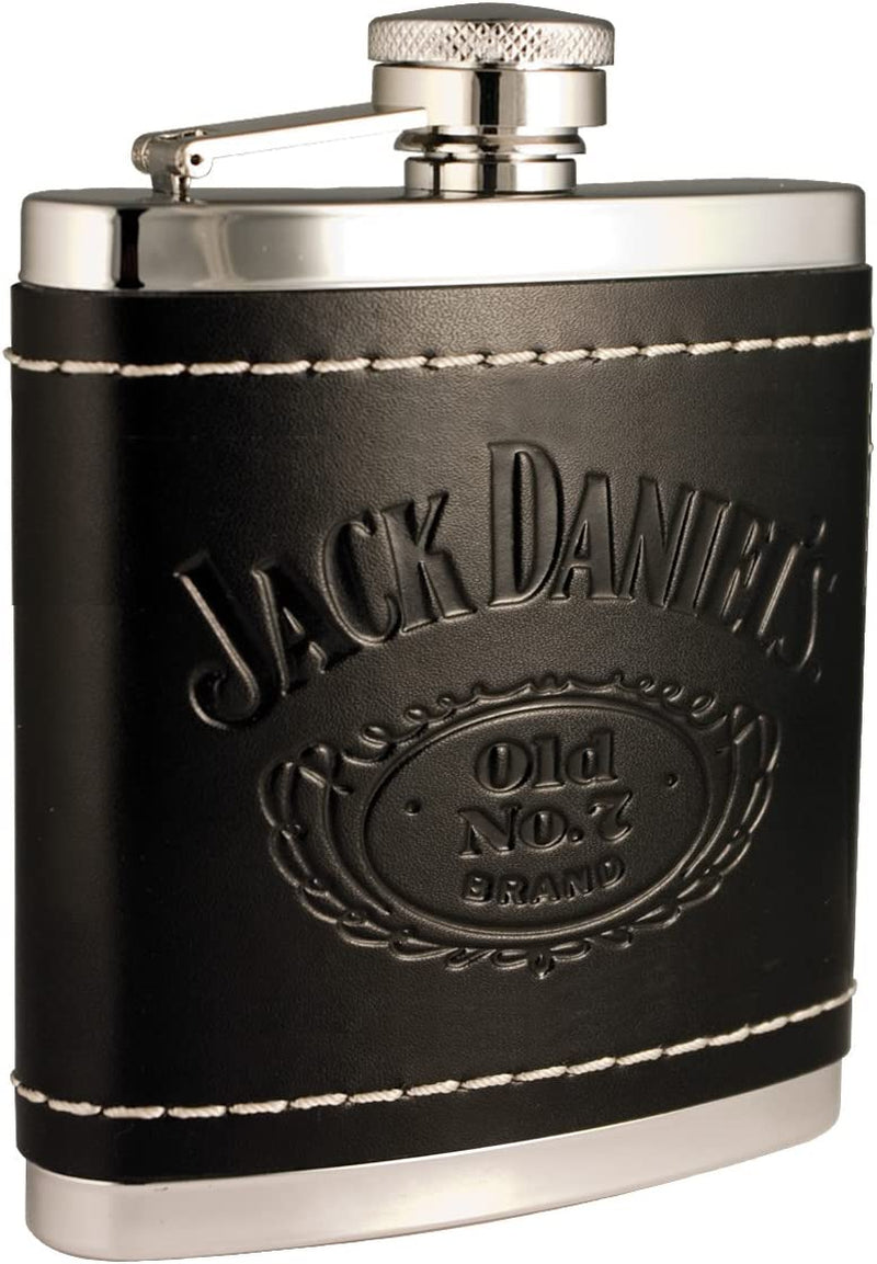 Jack Daniels Licensed Barware Swing Cartouche Flask, 6 Oz, Silver Home & Garden > Kitchen & Dining > Barware Jack Daniels Licensed Barware   