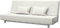 SOFERIA Replacement Compatible Cover for BEDDINGE 3-Seat Sofa-Bed, Fabric Eco Leather Creme Home & Garden > Decor > Chair & Sofa Cushions Soferia Elegance Ecru  