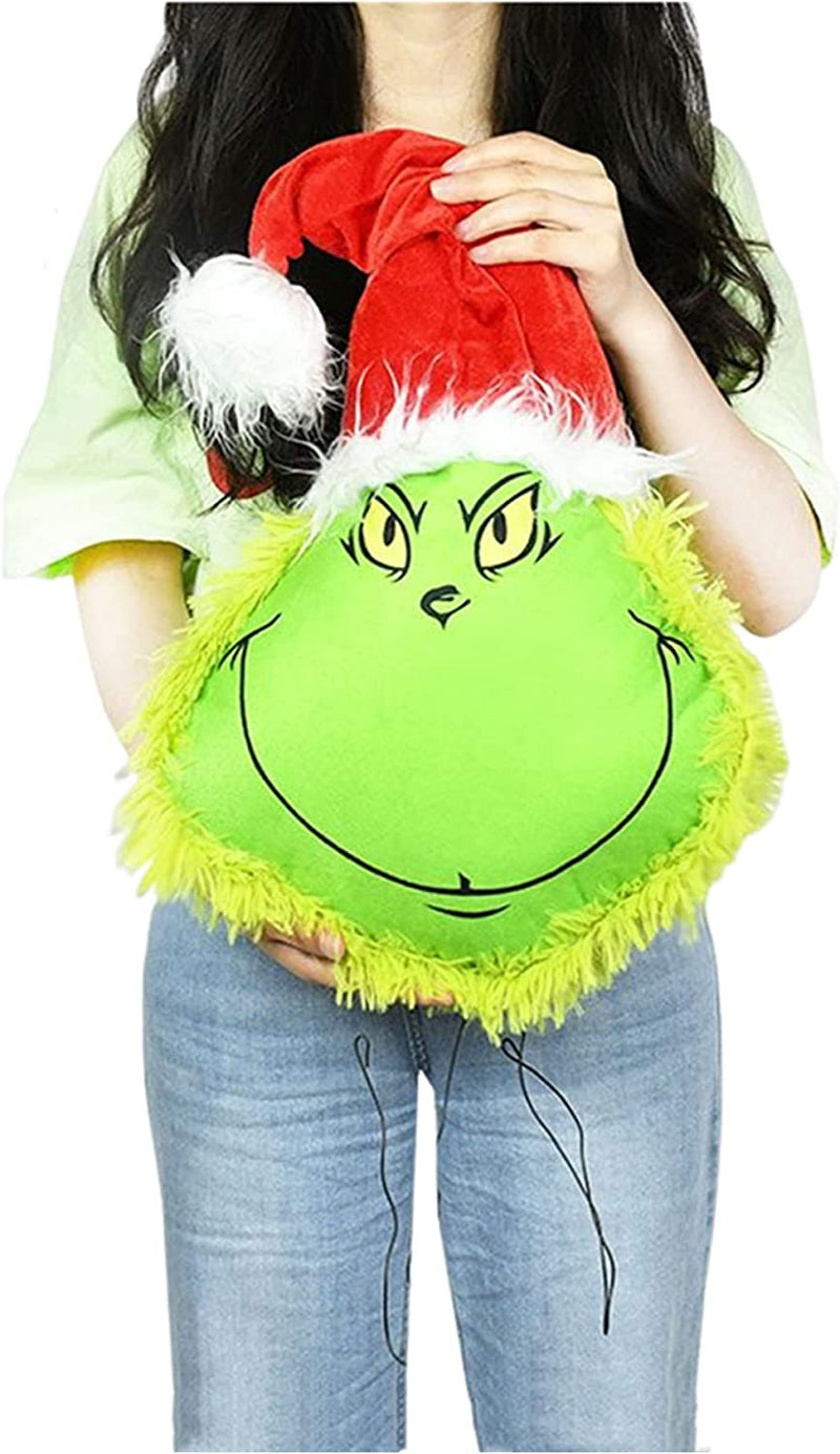 Grinch Christmas Tree Decoration, 3PCS Green Monster Decor Set, 23Inch Grinch Head Arms and Legs Plush Toys for Home Indoors Xmas Tree Oranment Home Home & Garden > Decor > Seasonal & Holiday Decorations& Garden > Decor > Seasonal & Holiday Decorations ULTHOOL   