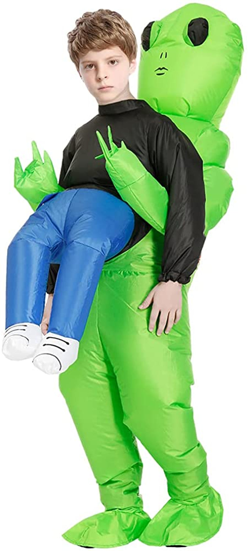 Poptrend Inflatable Alien Costume Inflatable Halloween Costumes Blow up Alien Costume for Halloween, Easter,Christmas…  Poptrend Teens Alien  