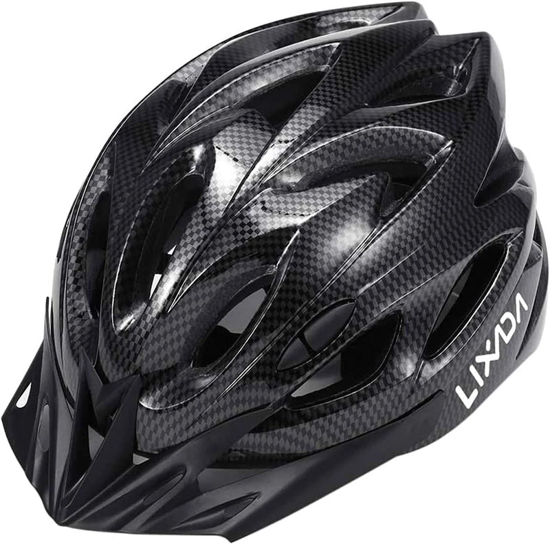 Lixada Adult Bike Helmet Mountain Bike Helmet MTB Bicycle Cycling Helmets Adjustable Dial-Fit Integrally Molding Lightweight Helmets Sporting Goods > Outdoor Recreation > Cycling > Cycling Apparel & Accessories > Bicycle Helmets Lixada Black with LED Taillight  