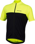 PEARL IZUMI Men'S Short Sleeve Cycling Quest Jersey, Full Length Zipper with Reflective Fabric Sporting Goods > Outdoor Recreation > Cycling > Cycling Apparel & Accessories PEARL IZUMI Screaming Yellow/Black Medium 
