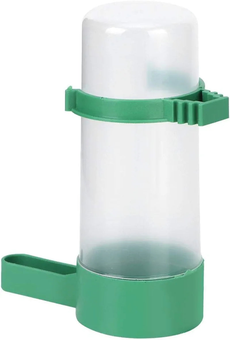 10 Pcs Bird Feed Water Dispenser Clear Pet Feeder Water Cup with Automatic Feeding Bird Feeder Hanging for Birdcage outside Decoration Animals & Pet Supplies > Pet Supplies > Bird Supplies > Bird Cage Accessories > Bird Cage Food & Water Dishes Liineparalle   