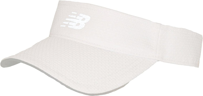 New Balance Men'S and Women'S Sports Performance Visor, Athletic Performance Wear Sporting Goods > Outdoor Recreation > Winter Sports & Activities New Balance White Performance Visor for Men, Women | Blocks Sun, Great for Running, Golf, Tennis 