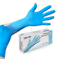 Nitrile Disposable Gloves,Xl Black Disposable Gloves 100 Count,4 Mil Powder Free Nitrile Gloves,Gloves Disposable Latex Free for Food Prep, Household Cleaning, Hair Dye, Tattoo,Auto Mechanic Home & Garden > Kitchen & Dining > Kitchen Tools & Utensils GMG SINCE1988 Blue X-Large (Pack of 100) 