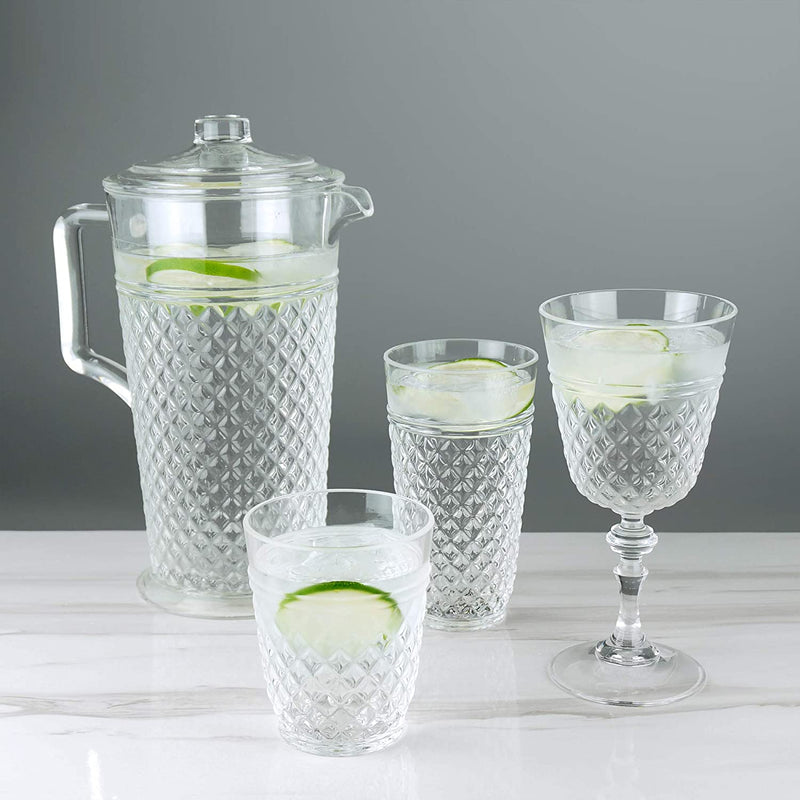 PG Drinkware Collection-Premium Quality Super Clear Acrylic 14Oz Plastic Water Tumblers - Set 4 Home & Garden > Kitchen & Dining > Tableware > Drinkware PG   