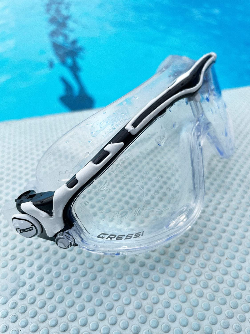 Cressi Adult Wide View Silicone Anti-Uv Swimming Mask Skylight: Created in Italy