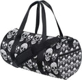 Cute Panda Duffel Bag,Canvas Travel Bag for Gym Sports and Overnight Home & Garden > Household Supplies > Storage & Organization ALAZA gothic skulls  
