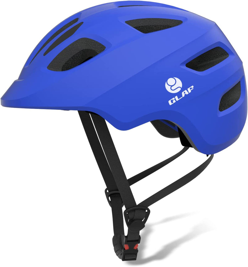 GLAF Toddler Bike Helmet Kids Baby Bike Helmet for 1 Year Old and up Girls Boys Multi Sport Adjustable for Scooter Bicycle Infant Youth Child Skateboard Safety Cycling Sporting Goods > Outdoor Recreation > Cycling > Cycling Apparel & Accessories > Bicycle Helmets GLAF Matte blue S-M (20.4''-22'') (3-8 years) 