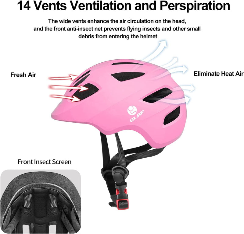 GLAF Toddler Bike Helmet Kids Baby Bike Helmet for 1 Year Old and up Girls Boys Multi Sport Adjustable for Scooter Bicycle Infant Youth Child Skateboard Safety Cycling