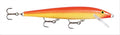 Rapala Original Floater F18, 7.1 Inches (18 Cm), 0.7 Oz (21 G) Sporting Goods > Outdoor Recreation > Fishing > Fishing Tackle > Fishing Baits & Lures Rapala Gold Flourescent Red  