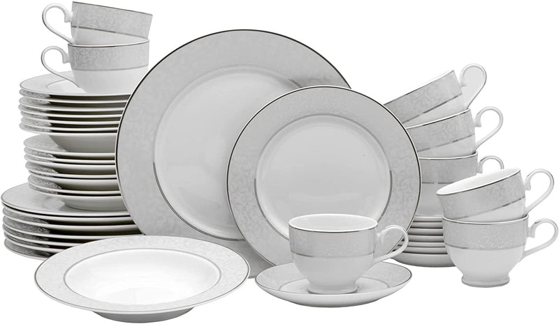 Mikasa 5224232 40-Piece Dinnerware Set, Parchment Home & Garden > Kitchen & Dining > Tableware > Dinnerware Mikasa Dinnerware Set 40-Piece Set 