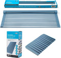 TRUSTAINLESS Combo Pack - Premium Multipurpose Blue Silicone Extra Large 21 Inch Rolling Sink Rack and Drying Mat. Multipurpose Kitchen Accessory and Trivet. Sporting Goods > Outdoor Recreation > Fishing > Fishing Rods LS INC Blue Combo Pack  