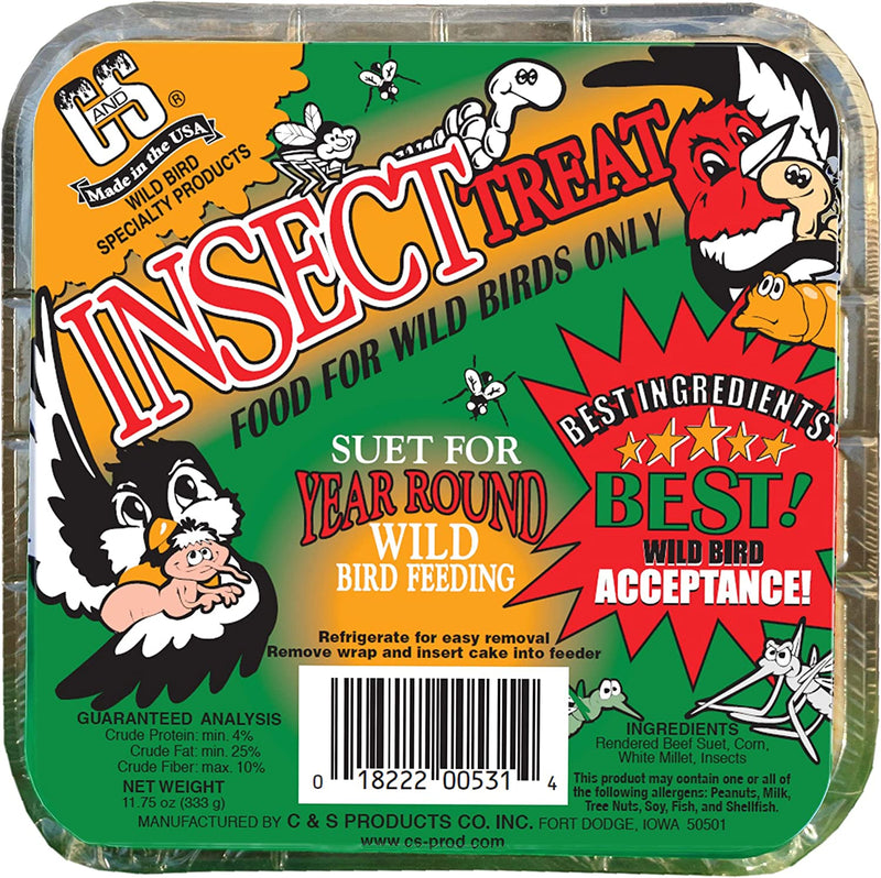C&S Woodpecker Treat 11 Ounces, 12 Pack Animals & Pet Supplies > Pet Supplies > Bird Supplies > Bird Food Central Garden & Pet Insect  