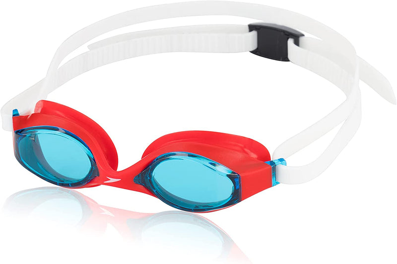 Speedo Unisex-Child Swim Goggles Super Flyer Ages 3 - 8 Sporting Goods > Outdoor Recreation > Boating & Water Sports > Swimming > Swim Goggles & Masks Speedo Speedo Red/Blue  