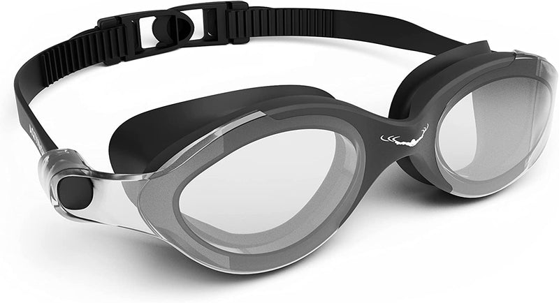 Clear Optics Swimming Goggles // Swim Workouts - Open Water // Indoor - Outdoor Line Sporting Goods > Outdoor Recreation > Boating & Water Sports > Swimming > Swim Goggles & Masks AqtivAqua   