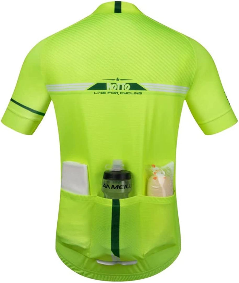 ROTTO Cycling Jersey Mens Bike Shirt Short Sleeve Simple Line Series Sporting Goods > Outdoor Recreation > Cycling > Cycling Apparel & Accessories ROTTO   