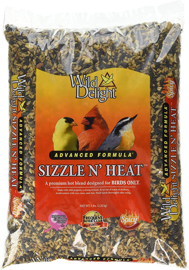 Wild Delight Sizzle N' Heat Bird Food, 5 Lb Animals & Pet Supplies > Pet Supplies > Bird Supplies > Bird Food D & D Commodities Ltd.   