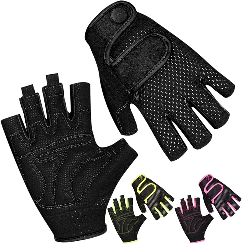 Sailing Gloves 3/4 Short Finger Cycling Mountain Bike Bicycle Gloves for Men and Women Fishing Kayaking Paddling Sailing Workout Gloves