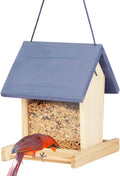 Cedar Alpha 2 Pack Cedar Ranch Feeder,Wild Bird Feeder for Hanging ,Bird Seed for outside Feeders,With Viewing Window, Perfect for Outdoor Garden, Weather Proof ( Red+Gray) Animals & Pet Supplies > Pet Supplies > Bird Supplies > Bird Cage Accessories > Bird Cage Food & Water Dishes CEDAR ALPHA Cedar Ranch Gray  