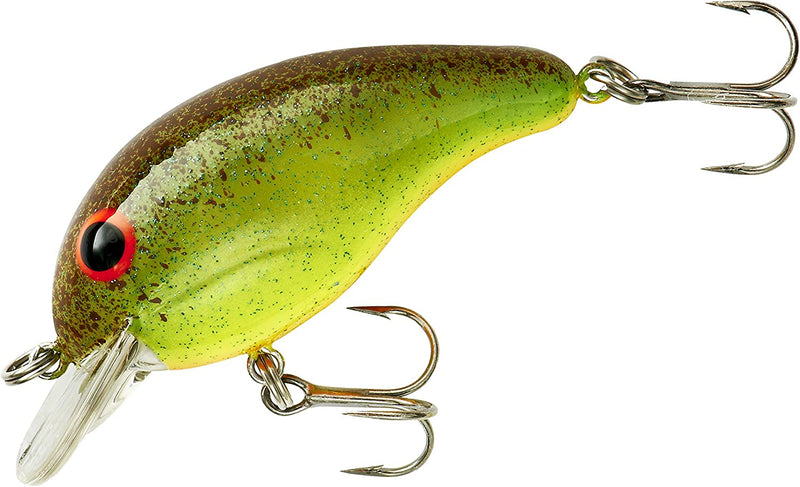 Bandit Series 100 Crankbait Bass Fishing Lures, Dives to 5-Feet Deep, 2 Inches, 1/4 Ounce Sporting Goods > Outdoor Recreation > Fishing > Fishing Tackle > Fishing Baits & Lures Pradco Outdoor Brands Chartreuse Rootbeer  