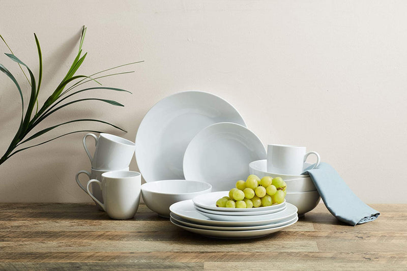 Everyday White by Fitz and Floyd 16 Piece Dinnerware Set, Service for 4 Home & Garden > Kitchen & Dining > Tableware > Dinnerware Lifetime Brands Inc.   