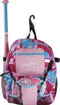 Rawlings | Remix Backpack Bag Series | T-Ball & Youth | Baseball & Softball | Multiple Colors Sporting Goods > Outdoor Recreation > Winter Sports & Activities Rawlings Pink|Silver|Blue  