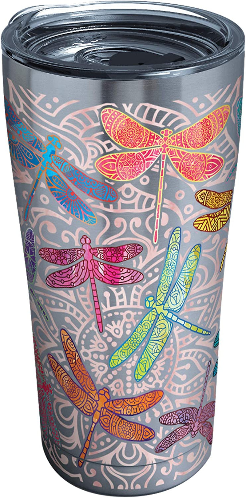 Tervis Made in USA Double Walled Dragonfly Mandala Insulated Tumbler Cup Keeps Drinks Cold & Hot, 24Oz, Classic Home & Garden > Kitchen & Dining > Tableware > Drinkware Tervis Stainless Steel 20oz 