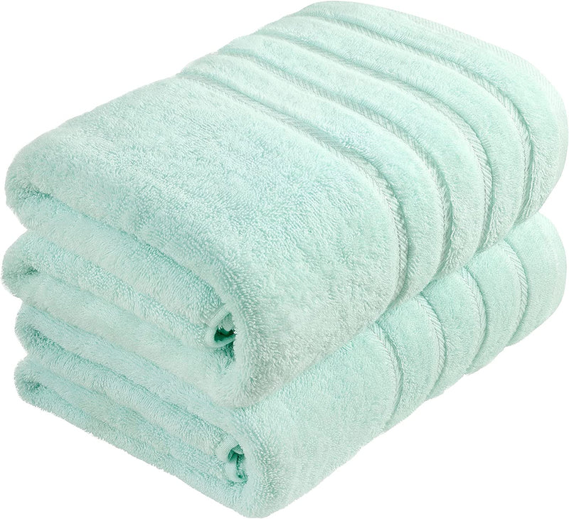 Comfort Realm Ultra Soft Towel Set, Combed Cotton 600 GSM 100 Percent Cotton (White, 1 Bath Sheet) Home & Garden > Linens & Bedding > Towels Comfort Realm Mint 2 Bath Sheet 