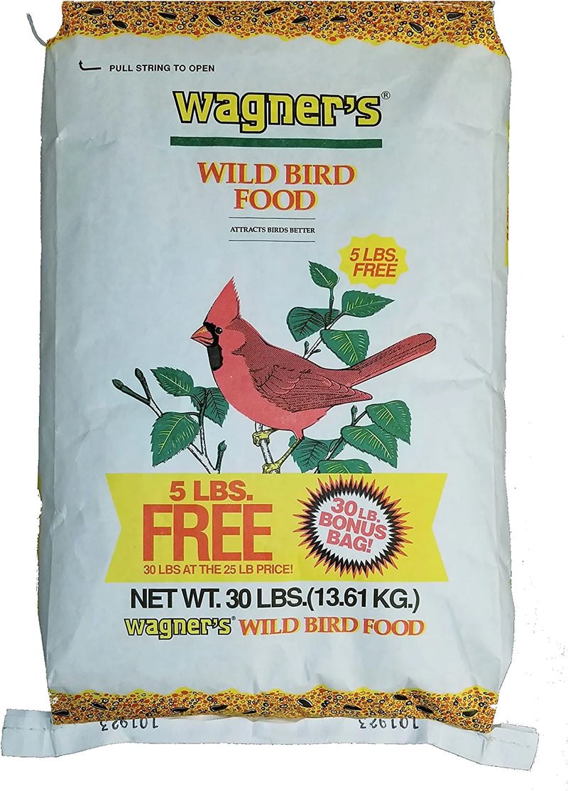 Wagner'S 13010 Wild Bird Food, 30-Pound Bag Animals & Pet Supplies > Pet Supplies > Bird Supplies > Bird Food Wagner's Wild Bird Food  