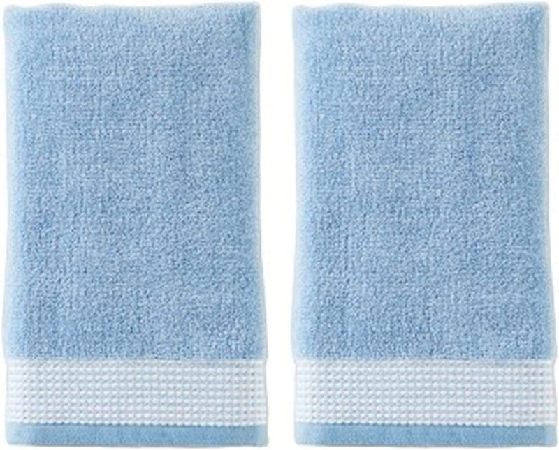 SKL Home by Saturday Knight Ltd. Kali Bath Towel, Smoke Home & Garden > Linens & Bedding > Towels SKL Home Hand Towel Set, Wedgewood  