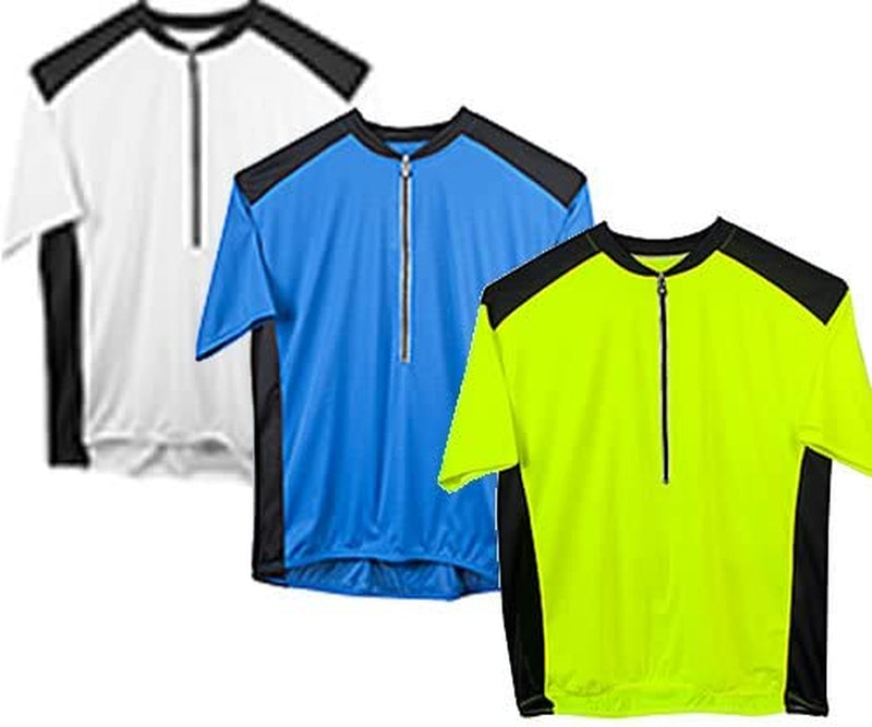 Aero Tech Big Man'S Colossal Cycling Jersey - Extended Size Loose Fitting Bike Jersey Sporting Goods > Outdoor Recreation > Cycling > Cycling Apparel & Accessories Aero Tech Designs   
