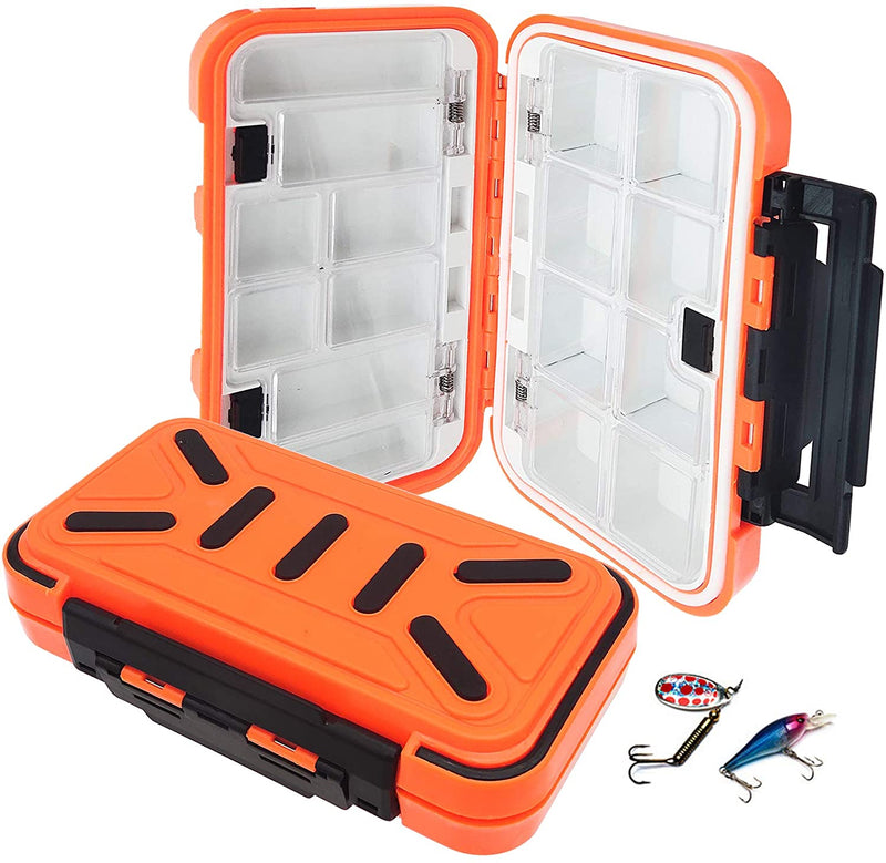 Fishing Tackle Bait Storage Boxes, Waterproof Portable Double-Sided Lure Hook Organizer, Mini Utility Lures Fishing Box Sporting Goods > Outdoor Recreation > Fishing > Fishing Tackle inheming   