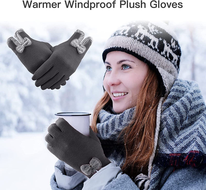 Gloves Mittens Women Winter Glove Warm Touchscreen Gloves Windproof Gloves for Women Gloves Mittens Men Winter Warm Sporting Goods > Outdoor Recreation > Boating & Water Sports > Swimming > Swim Gloves Bmisegm   