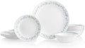 Corelle Vitrelle 18-Piece Service for 6 Dinnerware Set, Triple Layer Glass and Chip Resistant, Lightweight round Plates and Bowls Set, Winter Frost White Home & Garden > Kitchen & Dining > Tableware > Dinnerware World Kitchen (PA) Country Cottage  