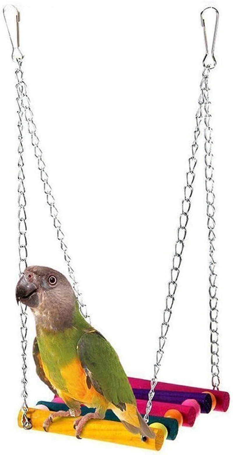 Vktech® 5Pcs Pet Bird Parrot Parakeet Budgie Cockatiel Cage Hammock Swing Toy Hanging Toy (Style A) Animals & Pet Supplies > Pet Supplies > Bird Supplies > Bird Toys Vktech Style A  