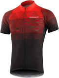 BERGRISAR Men'S Cycling Jerseys Short Sleeves Bike Shirt Sporting Goods > Outdoor Recreation > Cycling > Cycling Apparel & Accessories bergrisar official 8006red Large 