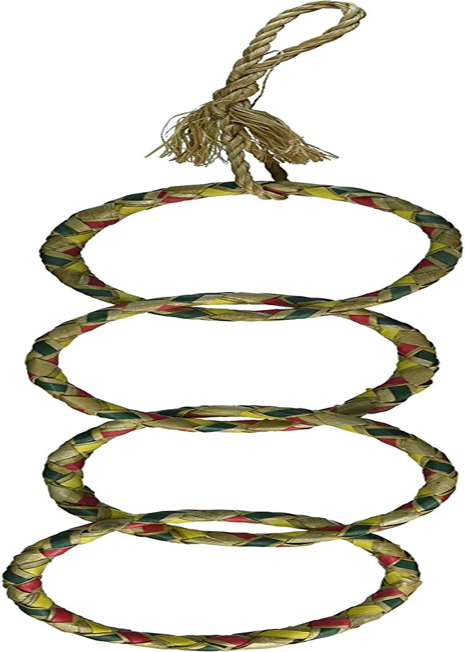 Planet Pleasures 4 Ring Chain 17" Small Bird Toy Animals & Pet Supplies > Pet Supplies > Bird Supplies > Bird Toys Nor Pac Pet Products Large 24"  