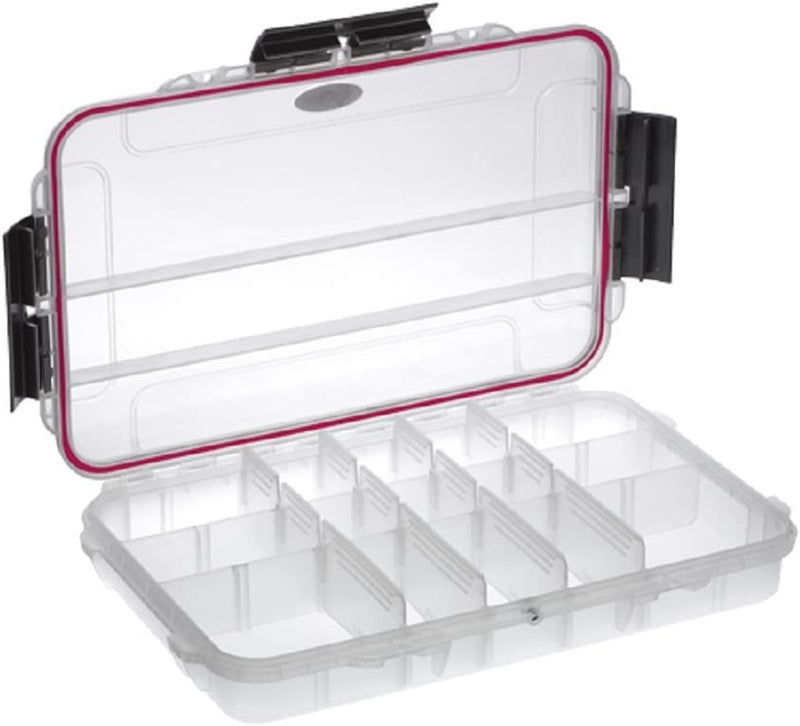 Elephant Cases Large Clear Waterproof Stowaway Tackle Box EL012CT Utility Case with Adjustable Dividers and Built in Pressure Equalization Valve Sporting Goods > Outdoor Recreation > Fishing > Fishing Tackle Elephant Cases   