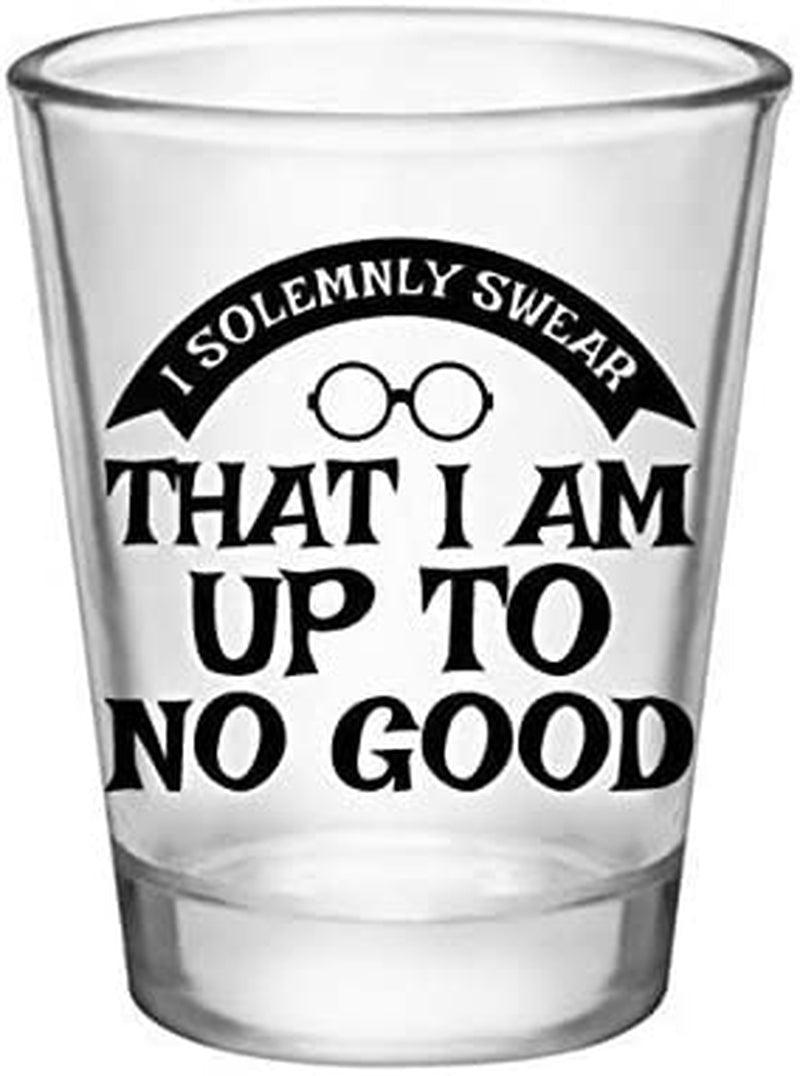 Inspired by Harry Potter Shot Glass-I Solemnly Swear-Mischief Managed Home & Garden > Kitchen & Dining > Barware GO FROZEN   