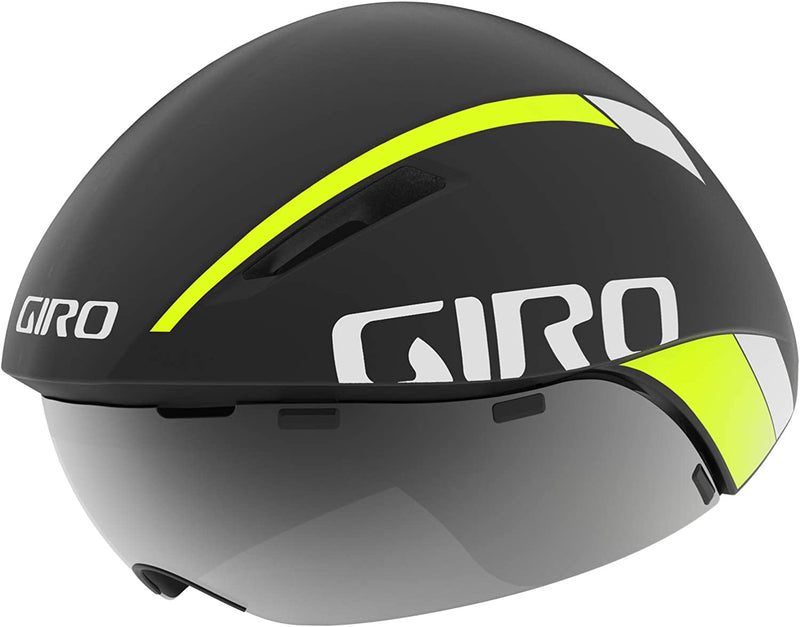 Giro Aerohead MIPS Adult Road Cycling Helmet Sporting Goods > Outdoor Recreation > Cycling > Cycling Apparel & Accessories > Bicycle Helmets Giro Matte Black Fade/Highlight Yellow (Discontinued) Large (59-63 cm) 