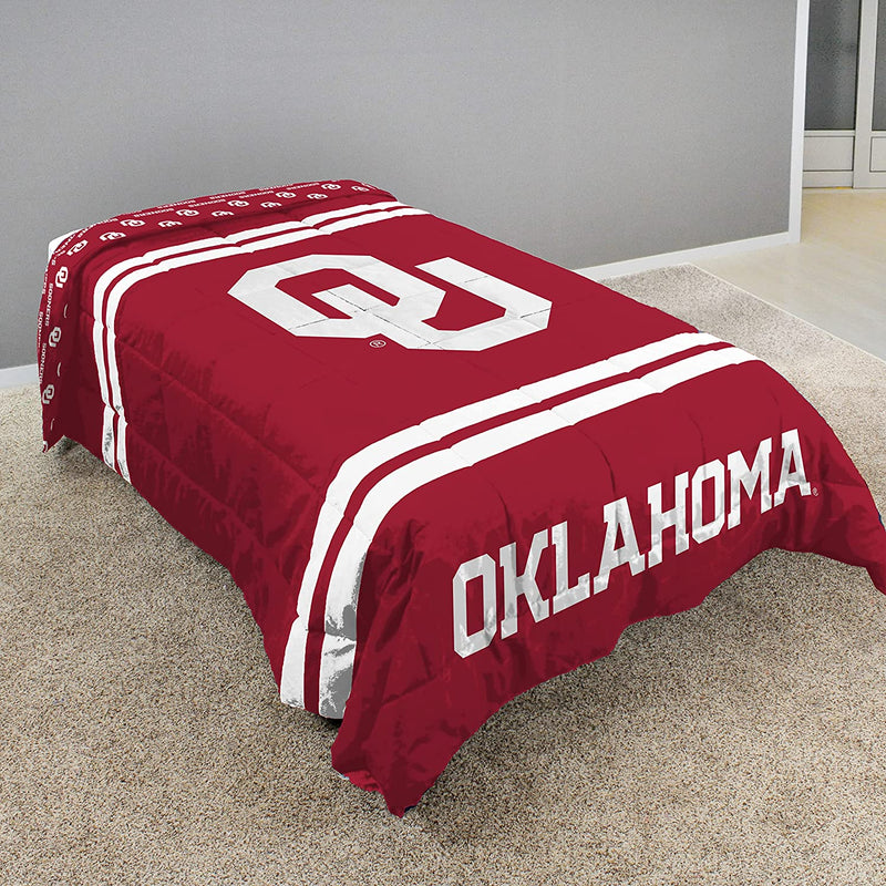 College Covers Everything Comfy Georgia Bulldogs Reversible Big Logo Soft and Colorful Comforter, Twin Home & Garden > Linens & Bedding > Bedding > Quilts & Comforters College Covers Oklahoma Sooners Queen 