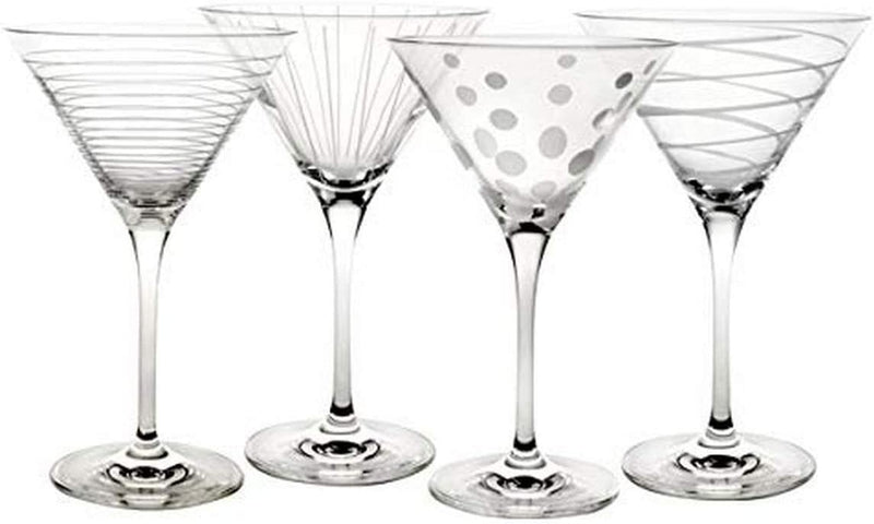 Mikasa Cheers Martini Glass, 10-Ounce, Set of 4 Home & Garden > Kitchen & Dining > Barware Mikasa Martini Glass 4 Count (Pack of 1)