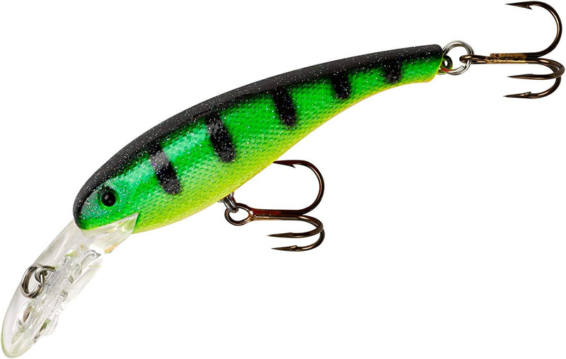 Cotton Cordell Wally Diver Walleye Crankbait Fishing Lure Sporting Goods > Outdoor Recreation > Fishing > Fishing Tackle > Fishing Baits & Lures Pradco Outdoor Brands Sparkle Fire Tiger 2 1/2", 1/4 oz 