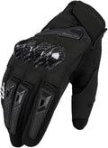 Adoolla Unisex Touch Screen Cycling Gloves Full Finger Gloves Outdoor Ski Winter Warm Breathable Gloves Sporting Goods > Outdoor Recreation > Boating & Water Sports > Swimming > Swim Gloves Adoolla black Large 