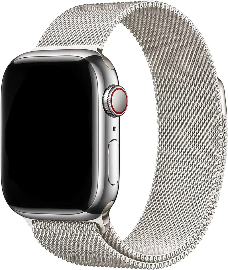Esroyita Metal Magnetic Bands Compatible with Apple Watch Band 38Mm 40Mm 41Mm 42Mm 44Mm 45Mm 49Mm,Stainless Steel Milanese Mesh Loop Sport Replacement Wristband for Iwatch Ultra Series 8/7/6/5/4/3/2/1,Se,Women,Men Sporting Goods > Outdoor Recreation > Winter Sports & Activities Esroyita Starlight 38mm/40mm/41mm 