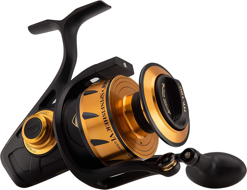 Penn Spinfisher VI Spinning Fishing Reel Sporting Goods > Outdoor Recreation > Fishing > Fishing Reels Pure Fishing Rods & Combos Spinfisher Vi Bail-less 6500 
