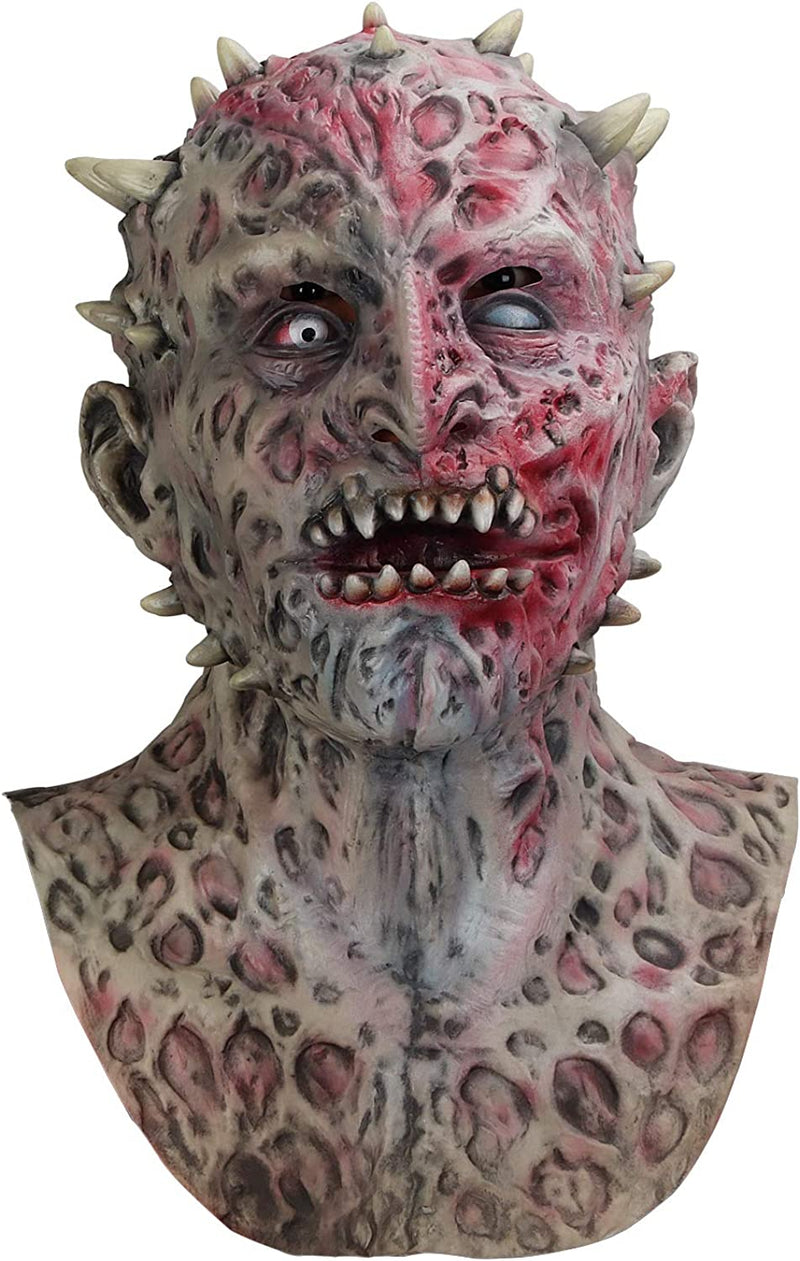 MOLEZU Vampire Mask Scary Dracula Monster Halloween Costume Party Horror Demon Zombie (Earthy Yellow)  MOLEZU Color Of Skin  